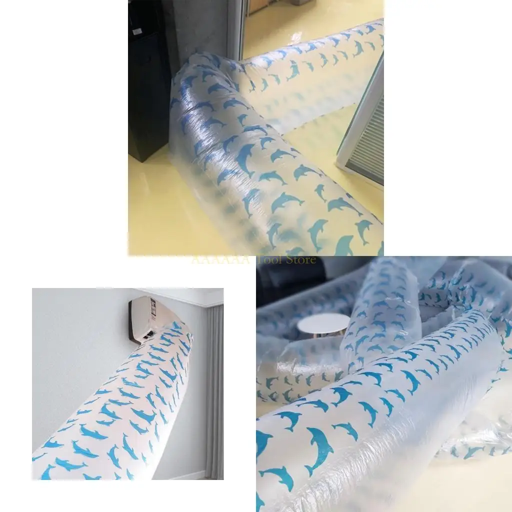 

A2BE Ventilator Pipe Universal Flexible Tube Air Ventilation Pipe Hose Air Conditioner Exhaust Duct Air Systems Blowing Bag