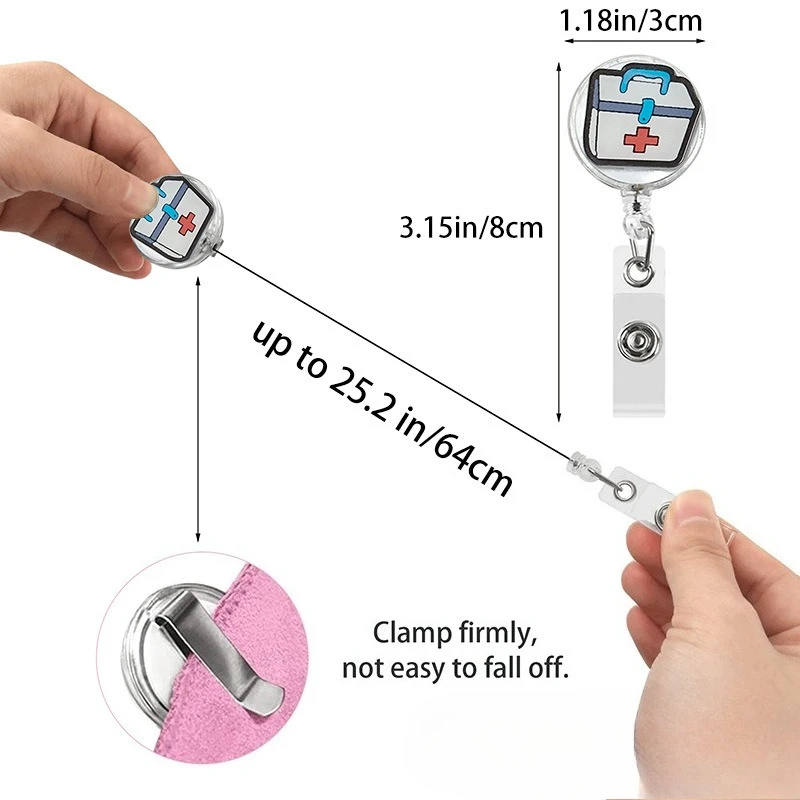 1pc-acrylic-retractable-badge-reel-with-clip-nurse-id-badge-holder-for-doctor-teacher-student-office-staff