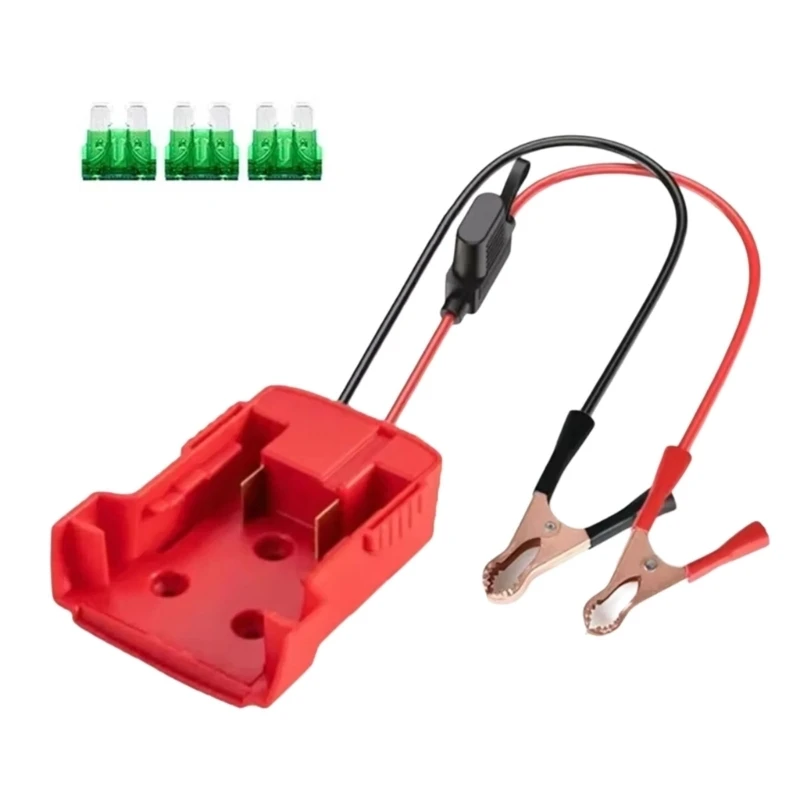 XA6H Vehicle Emergency Jumper Cable High Conductivity Fuses Igniters for 18V 20V Battery Car Trucks SUVs