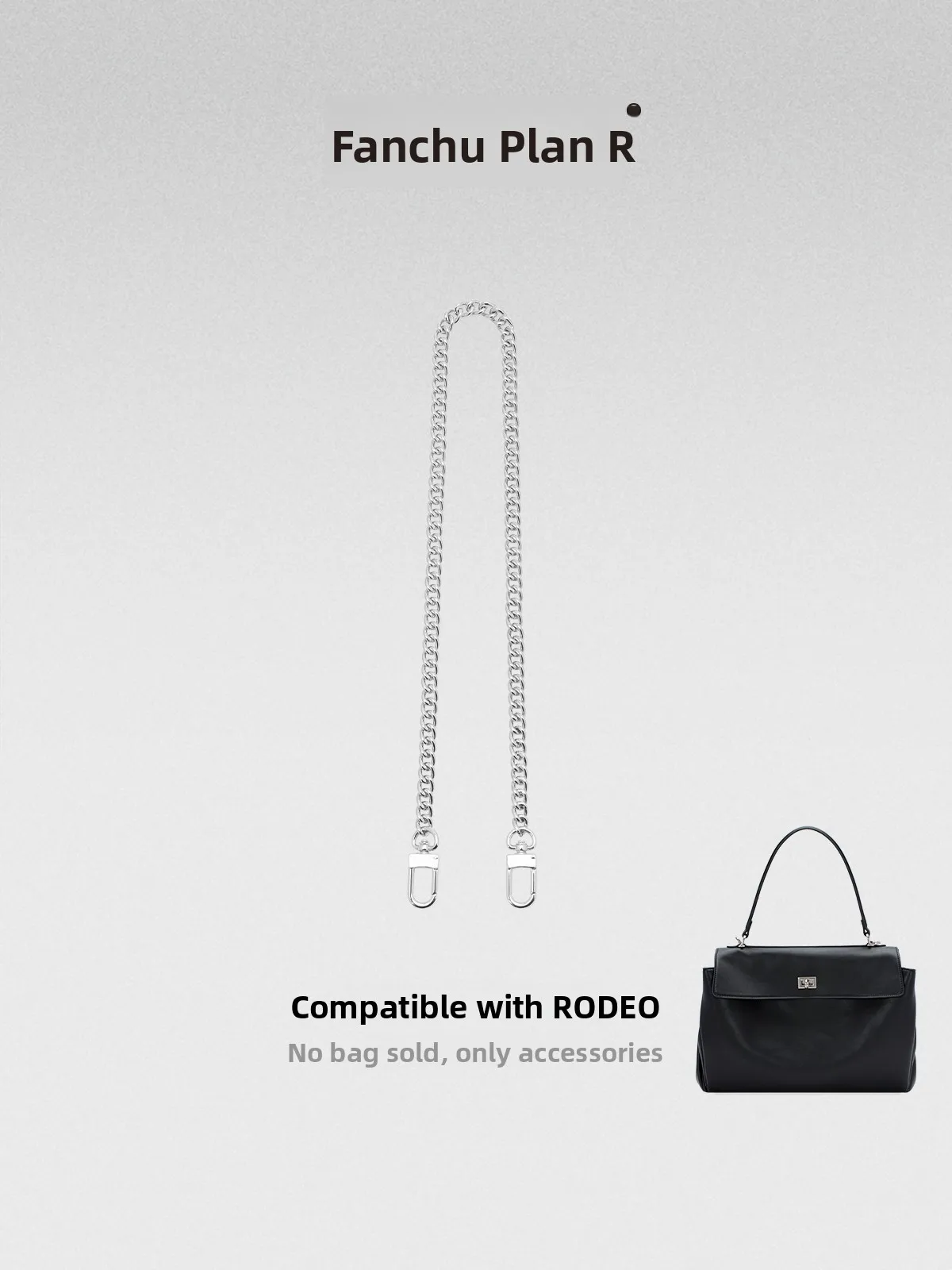 Fashionable Decorative Chain Strap Handbag Accessory Suitable for  Rodeo Bag Modification Winter 2024 Collection