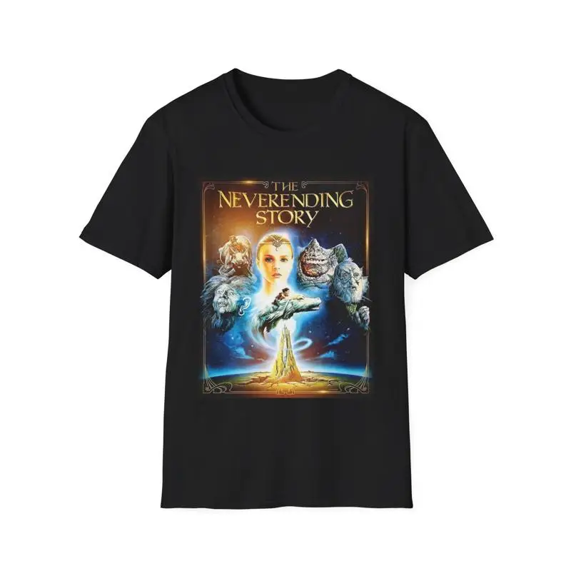 Camiseta Never Ending Story, póster de película Retro