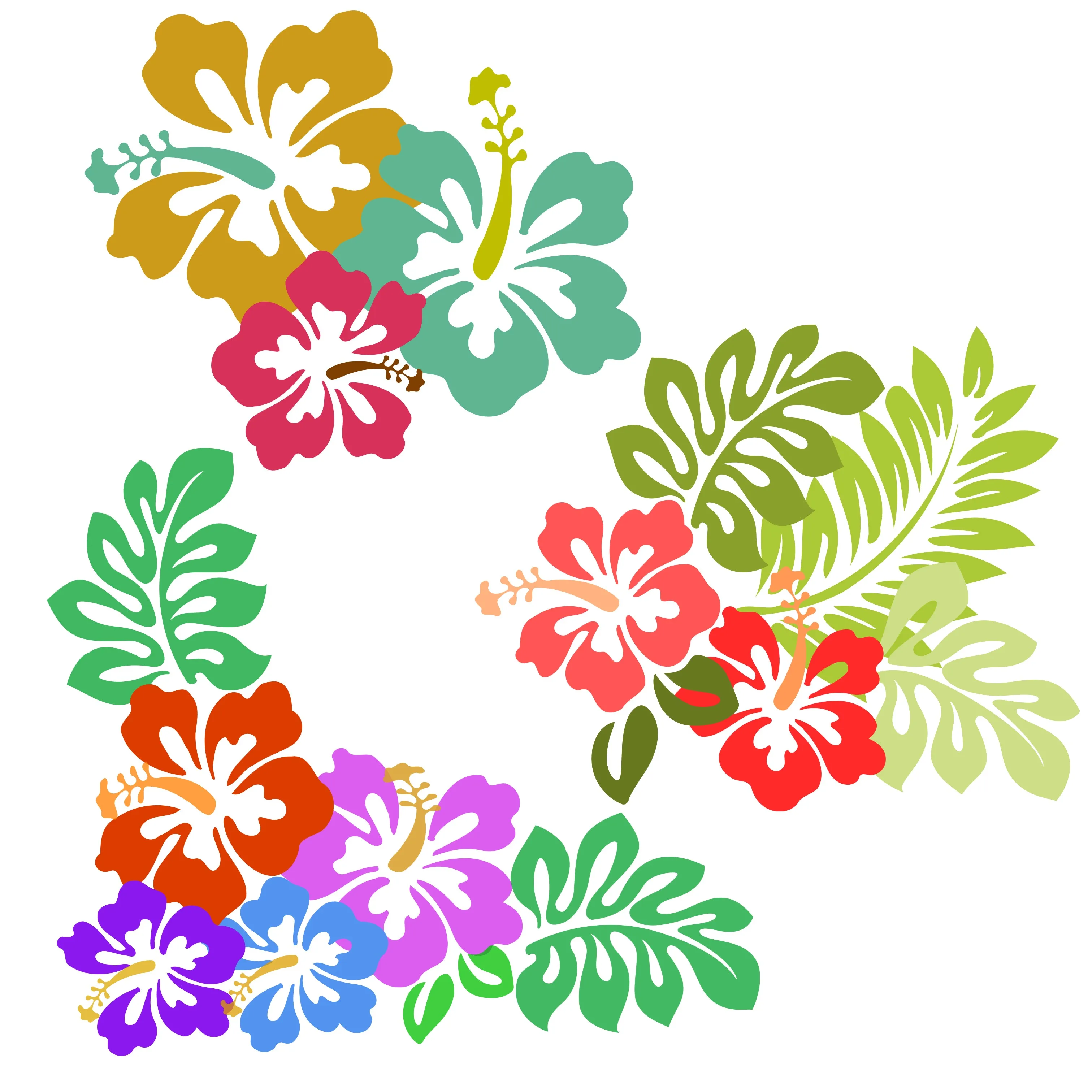 3D Hawaiian Hibiscus Flowers Metal Cutting Dies Stencils Scrapbooking Card Decoration Photo Album DIY Gift 2023 New Arrivals