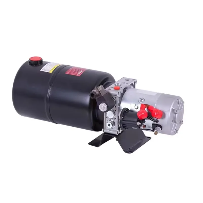 Speed 2800RPM Portable Hydraulic Power Unit Pressure 20MPa Gear Pump 0.5 8/10L Tank Pack