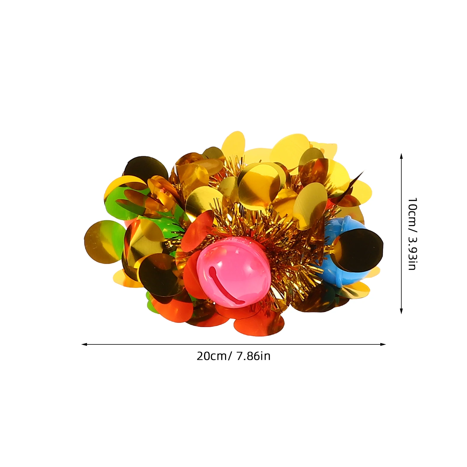 6 قطعة اليد التشجيع زهرة الترتر الأساور جرس الرقص مرحلة الأداء الدعائم رياض الأطفال الرياضة يهتف المعصم