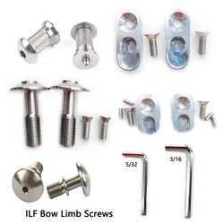 2pcs NIKA Bow Screw Archery ILF Limb Recurve bow screw stainless steel ILF Limb interface universal screw