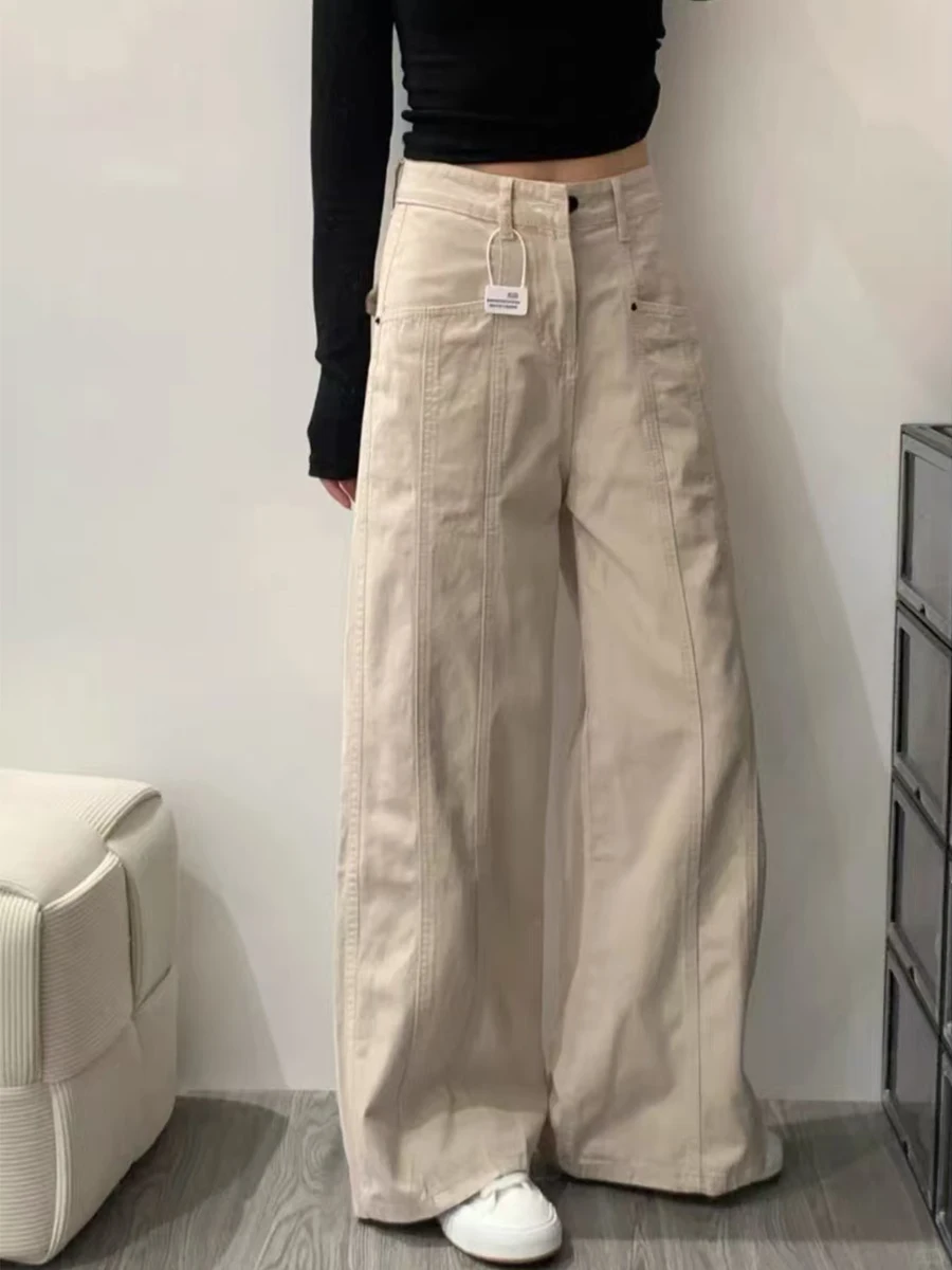 

Женские прямые джинсы для отдыха, отдыха, пляжа, лета, легкие, дышащие, прохладного свежего воздуха, весенняя одежда, ярко-белый, розовый, фиолетовый