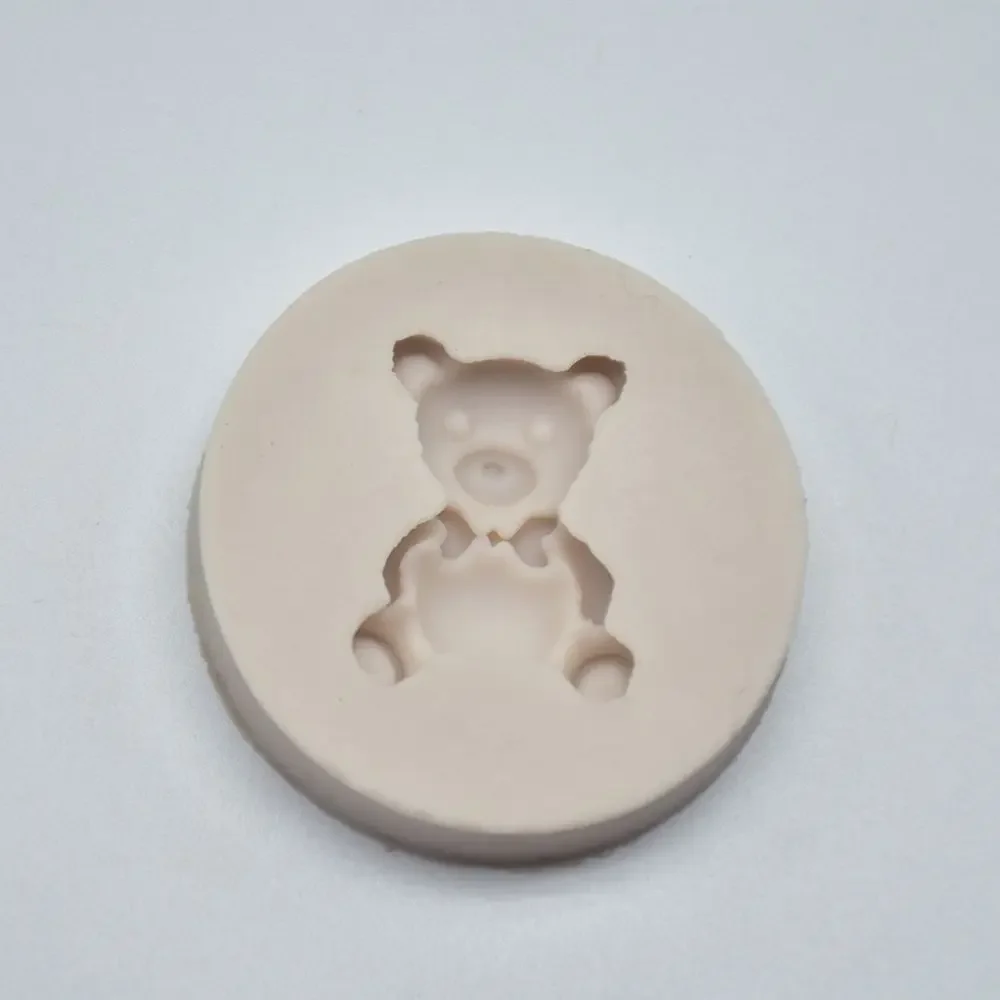 Cute Baby Bears Silicone Molds 3D DIY Sugar Craft Chocolate Cutter Mould Fondant Cake Decorating Tool Baking Accessories