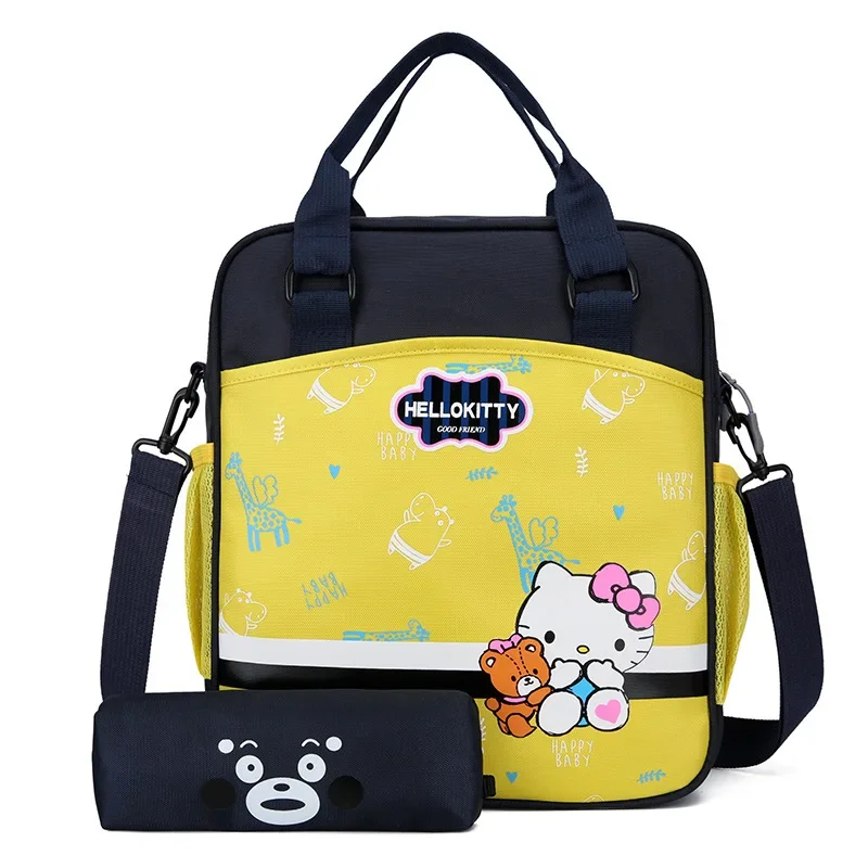 Sanrio neue Hallo Kitty Freizeit Laptop Handtasche Mann und Frau Cartoon leichte und große Kapazität Kunst niedlichen One-Shoulder-Rucksack