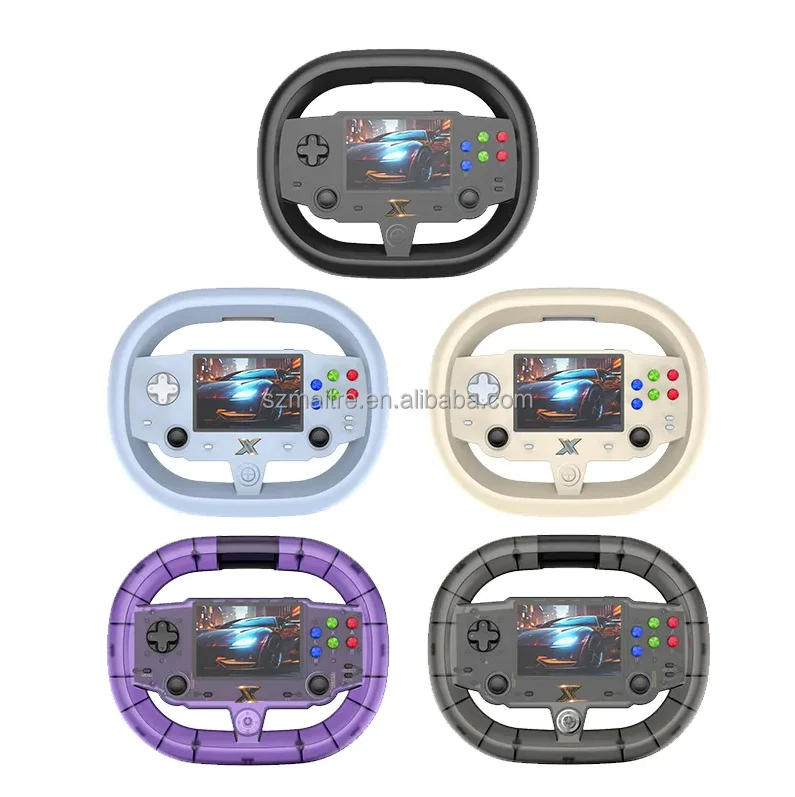 

Новое поступление, портативная игровая консоль SU-10, 3,5-дюймовый HD-экран, 2000 мАч, дизайн рулевого колеса, ретро-плеер для видеоигр