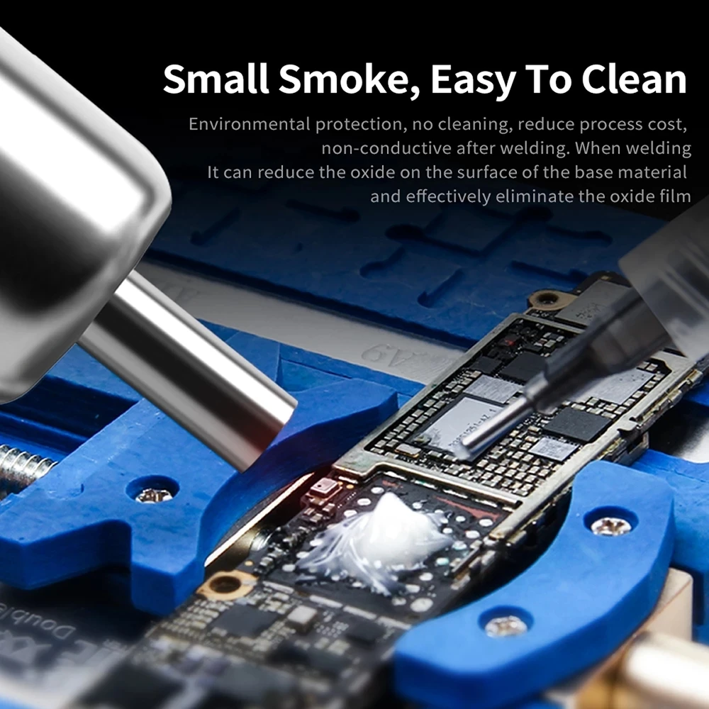 Lead-Free Halogen-Free NO-Clean Solder Paste Flux Advanced Welding Grease for BGA SMD PCB Soldering Rework Tools