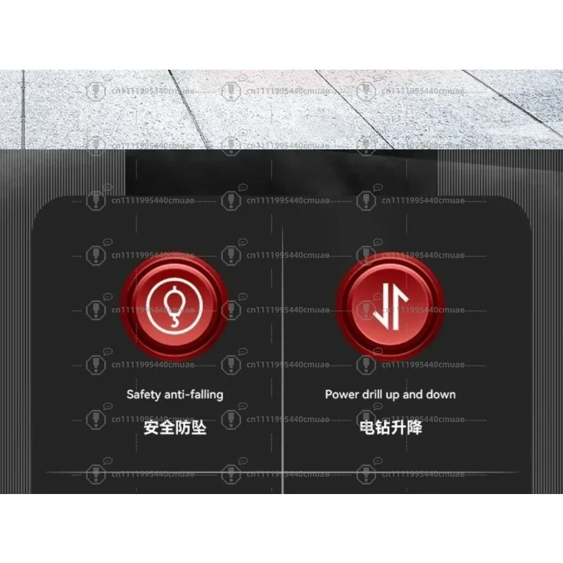 style Ascent Descent Device with Universal Joint for 30kg-300kg for Wokring Load Aerial Work/Rope Climbing