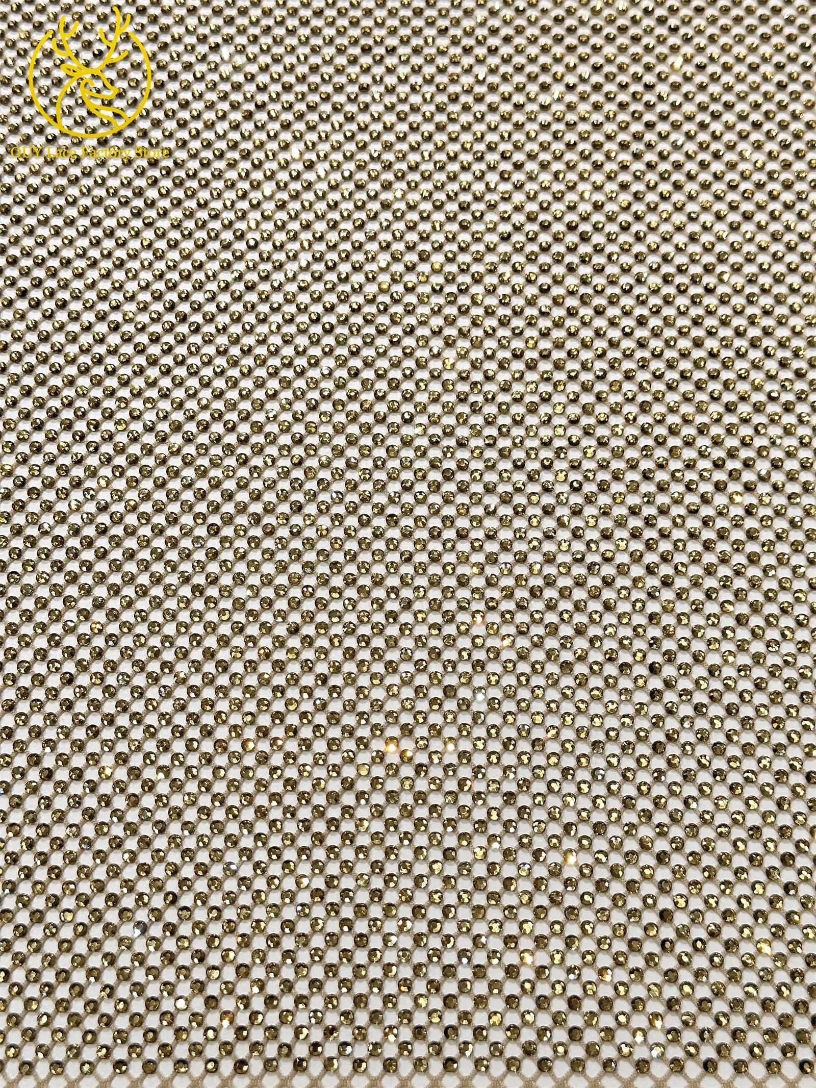 Hochwertiger Dubai-Steindiamant-Netzspitzenstoff Luxuriöser Afrikanischer Spitzenstoff Nigerianisches Nähmaterial für Damen-Abendkleider 2,5 Yards – Detail 8