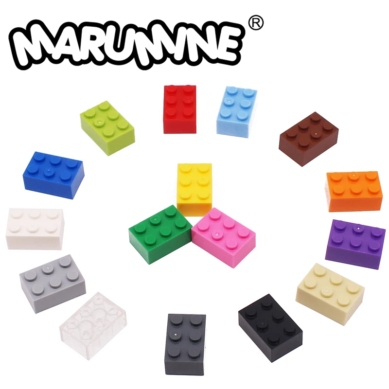 

Marumine 2x3 Dots Building Brick 3002 30PCS Kit DIY MOC Classic Creative Blocks Parts Educational Toys for Children Boys Girls