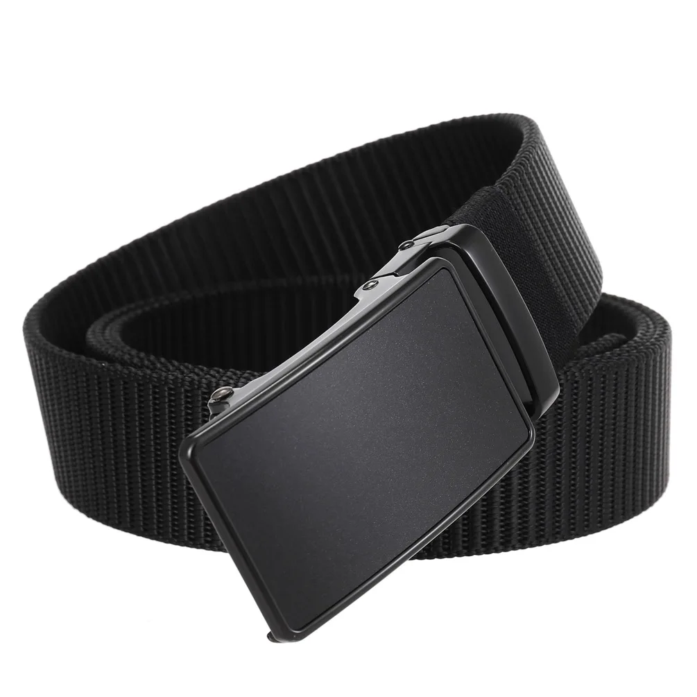 Automatic Buckle Light Comfortable Nylon Military Belt Outdoor Hunting Multifunctional Tactical Canvas Belt High Quality 3.4cm