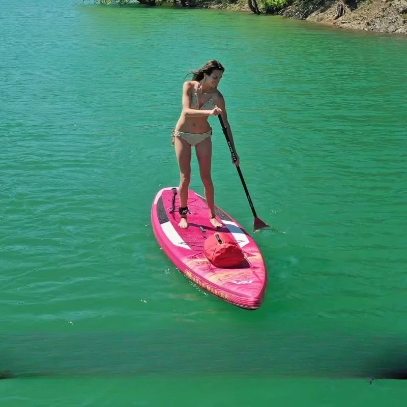 

Paddle board, surfboard, inflatable paddle board, women's water ski, paddle board, coral travel number