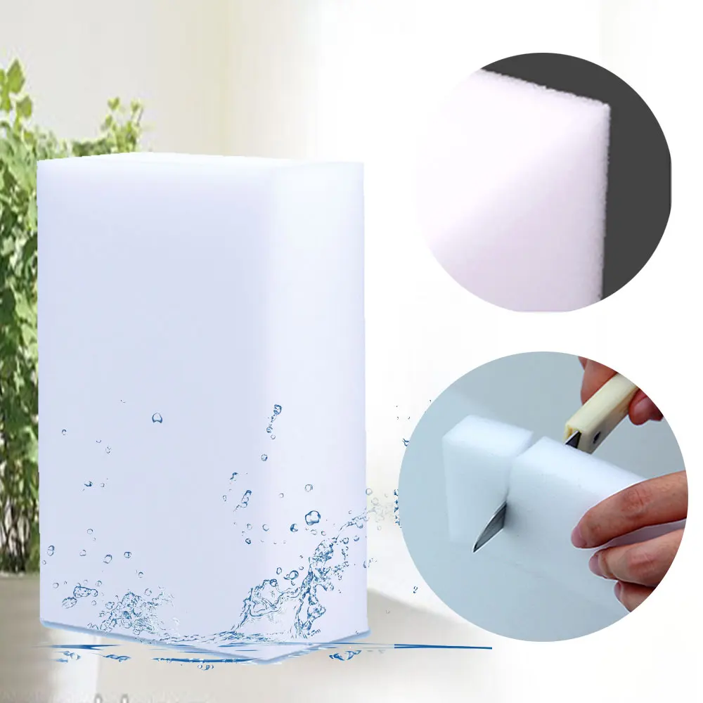 30/50/100PCS Melamine Sponge Magic Sponge Eraser For Kitchen Bathroom Office Melamine Home Nano Cleaner Cleaning Sponge 10x6x2cm