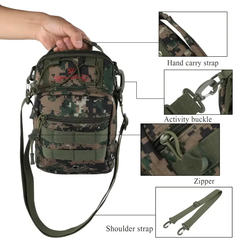 

Sougayilang Tactical Sling Bag Backpack For Men Women, Fishing Shoulder Bags