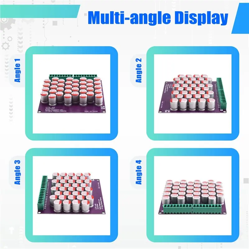 M12K-Li-/Lifepo4 Lithium Balance Board 17S6A 6A 0.01V 18650 Battery Active Equalizer Balancer Equalization Balancing