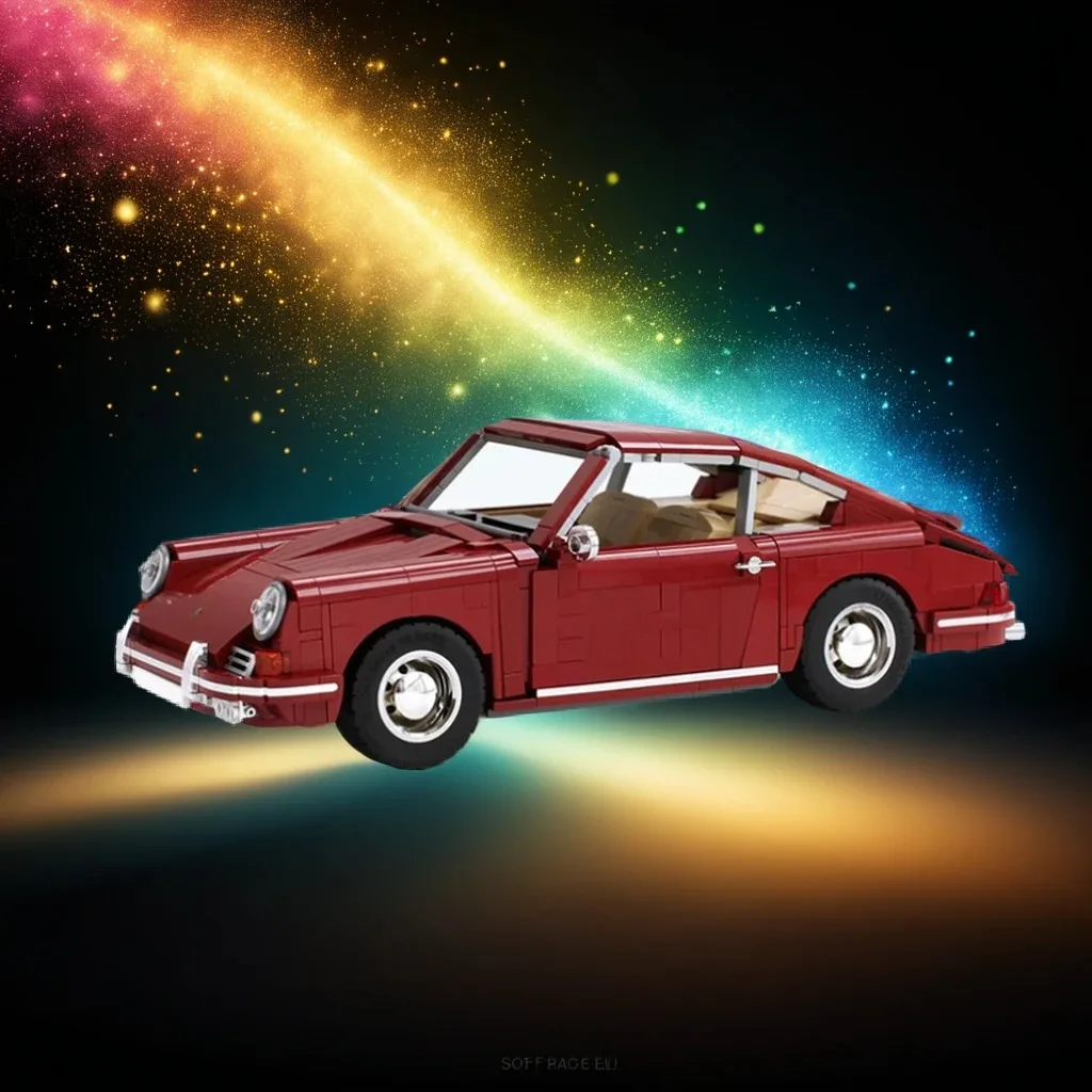 

1732 Pcs Early Porschees 911 Classic Sports Car Custom MOC Creation Building BlocksToys Gift