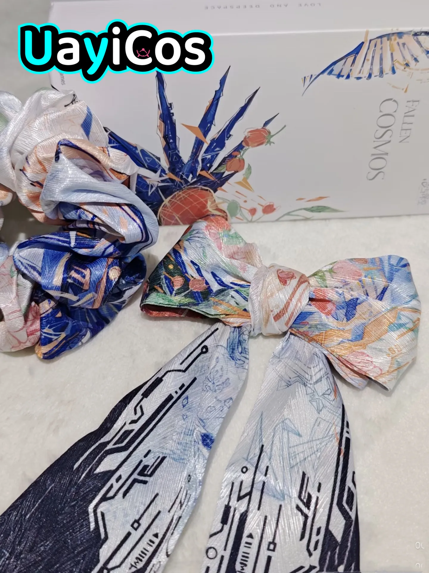 

In Stock Official Game Love and Deepspace Caleb Headband Hair Acrylic Stand Badge Colored paper Ultimate X-02 Series Anime Toy
