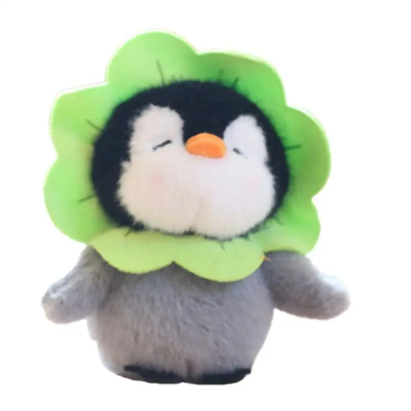 Plush Penguin Pendant Keychain Cartoon Penguin Pendant Keychain Exquisite Detail Design Plush Stuffed Keychain For Bags Mobile