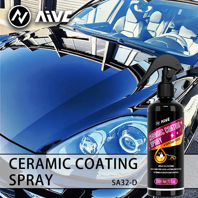 Keramische autocoating Spray Nano keramische autocoating voor autolakverzorging Kristal Duurzaam Glansbescherming Autopolijsten Detaillering