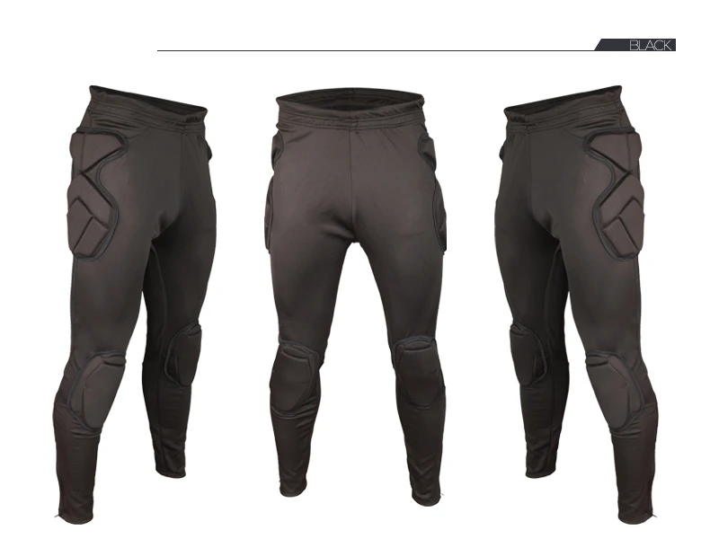 Herren Fußball Torwart Trainingshose EVA Verdickte Schwamm-Knieschoner Schutz Herren Fußball Rugby Knieschutz Hüftpolster Hose Lange Hose – Detail 3