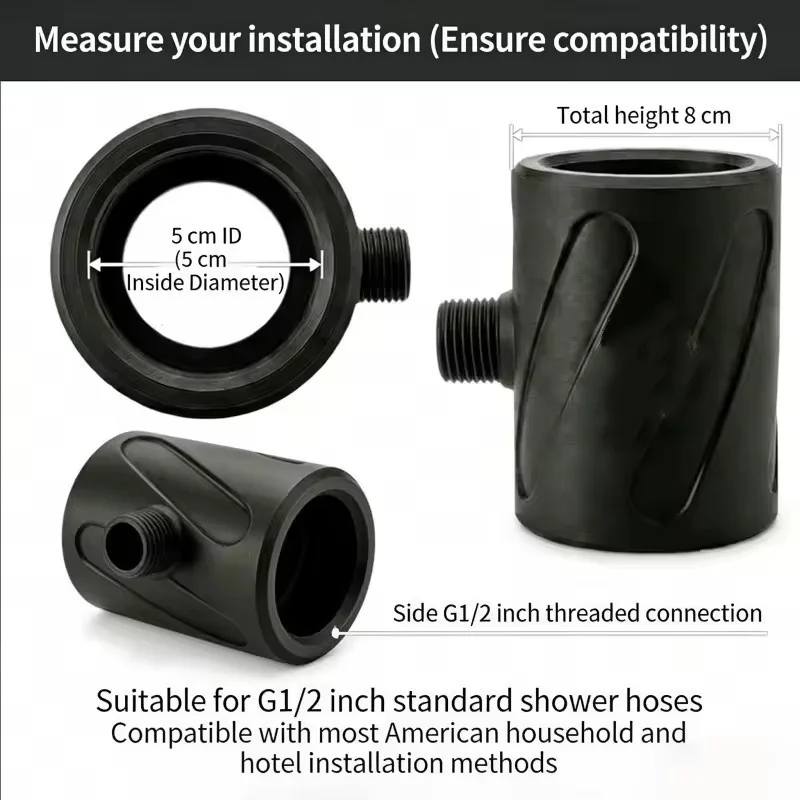 New Bathroom Shower Head Designed Specifically for Men's Solo Bathing, Featuring a Water Flow Touch and Circular Spray Pattern view 6