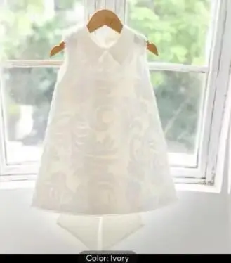 Girl's formal dress big bow girl's birthday holiday dres baby girl