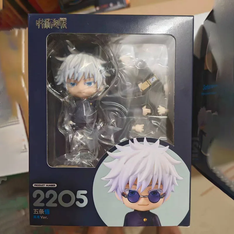 

Аниме-фигурка Jujutsu Kaisen: Годжо Сатору, подвижная коллекционная модель из ПВХ, Q-версия Нендороид, декор для стола, игрушка, подарок