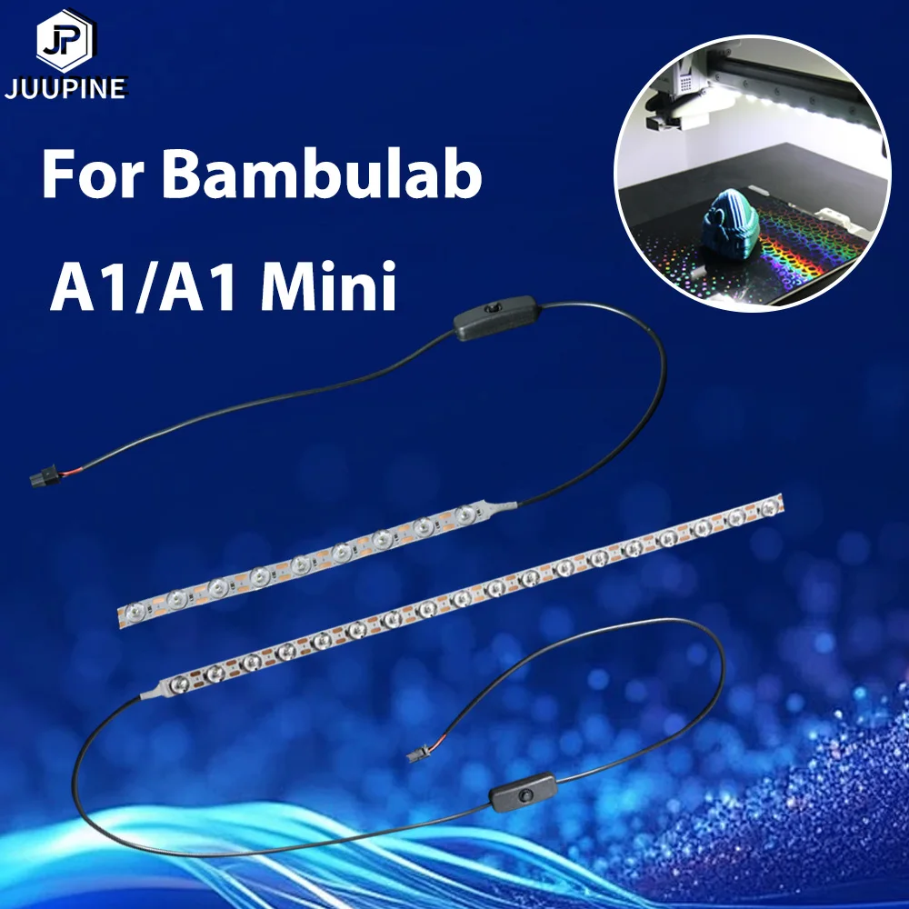 Mini Tira de Luz LED para Laboratório De Bambu A1, Super Brilhante, Acessórios para Impressora 3D, Luz de Preenchimento, Ra95, 24V
