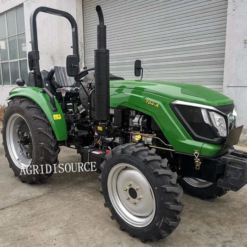 Cheap：agricultural tractor with spare parts front loader back hoe trailer and cabs orchard tractor ethiopia