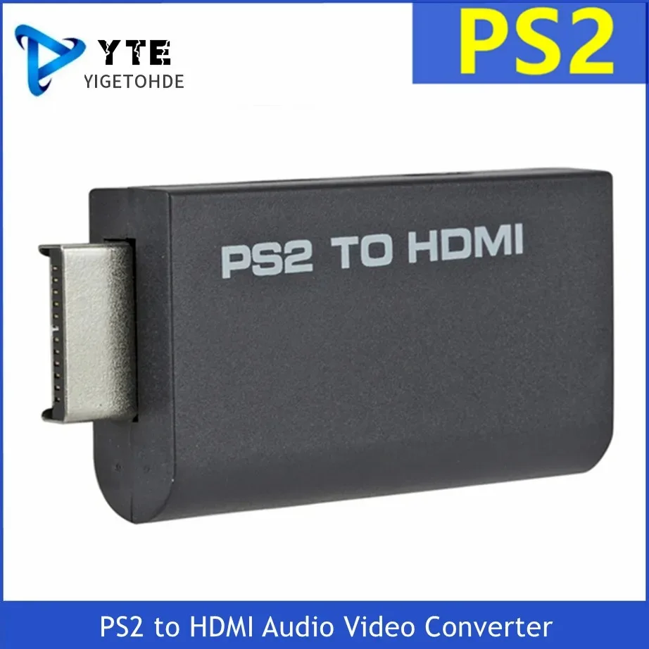 

YIGETOHDE PS2 to HDMI 480i/480p/576i Audio Video Converter With 3.5Mm Audio Output Supports All PS2 Display Modes PS2 TO HDMI