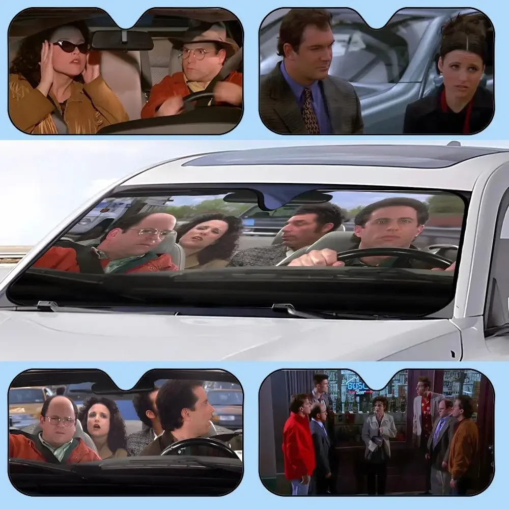 

S-Seinfeld Driving Sun Visor Retractable Car Sun Visor Anti-Glare UV Protection Front Window Sunshade