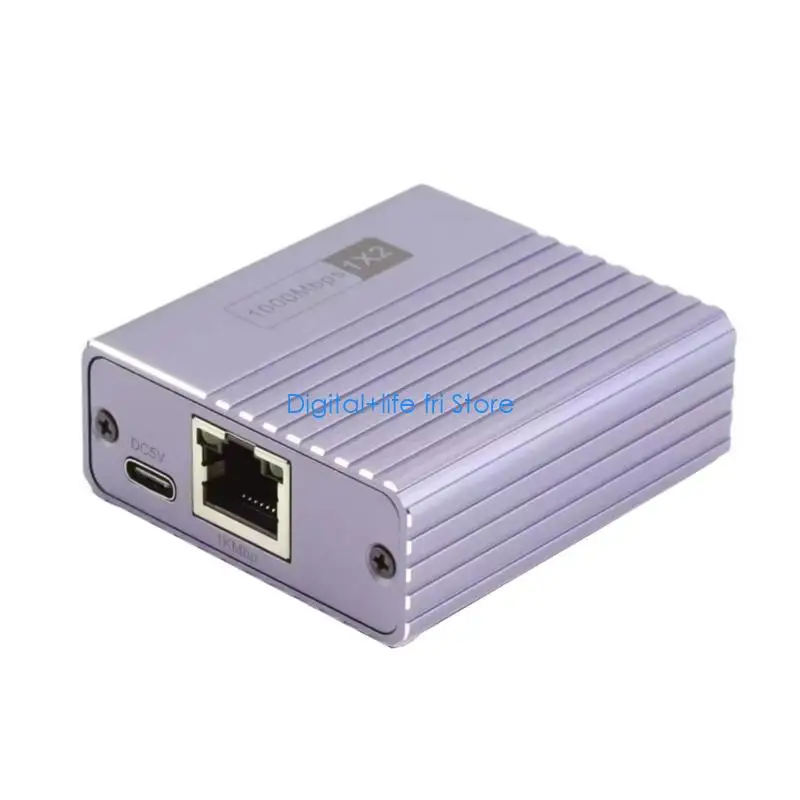 E06D Ethernet Splitter 1 to 2/3/4 Ethernet Cable 1000Mbps RJ45 Splitter Gigabit Internet Splitter Connectors for Cat5/5e/6/7
