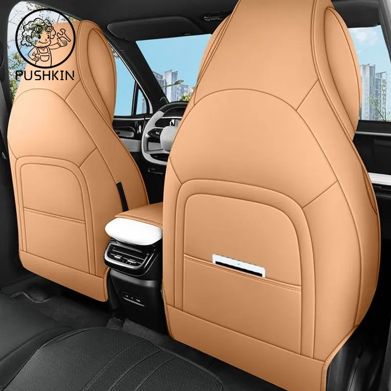 Custom Fit Car Accessories Seat Covers For 5 Seats Full Set Top Quality Leather Specific For Geely galaxy L7 2023 2024