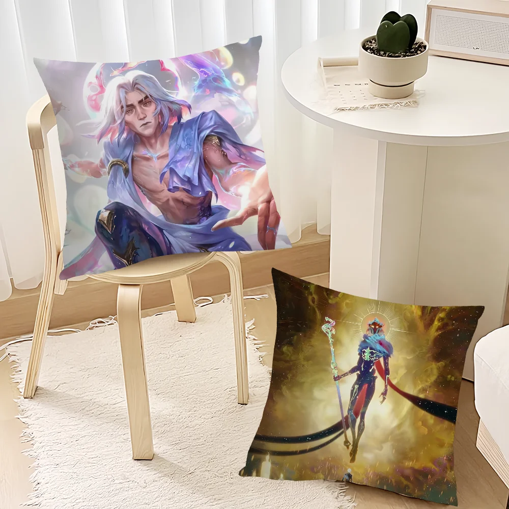 V-Viktor A-Arcane 2 JINX cushion cover Living Room Accent Couch Back Support Square Lounge Restful Nap Companion Pillow Case