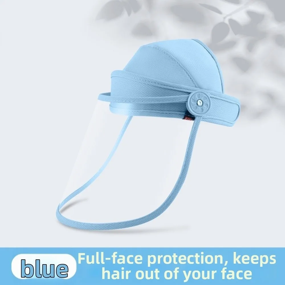 Anti-oil Cooking Protective Mask 180° Flip Design Anti-dust Clear Face Cover Breathable Reusable Kitchen Protective Visor