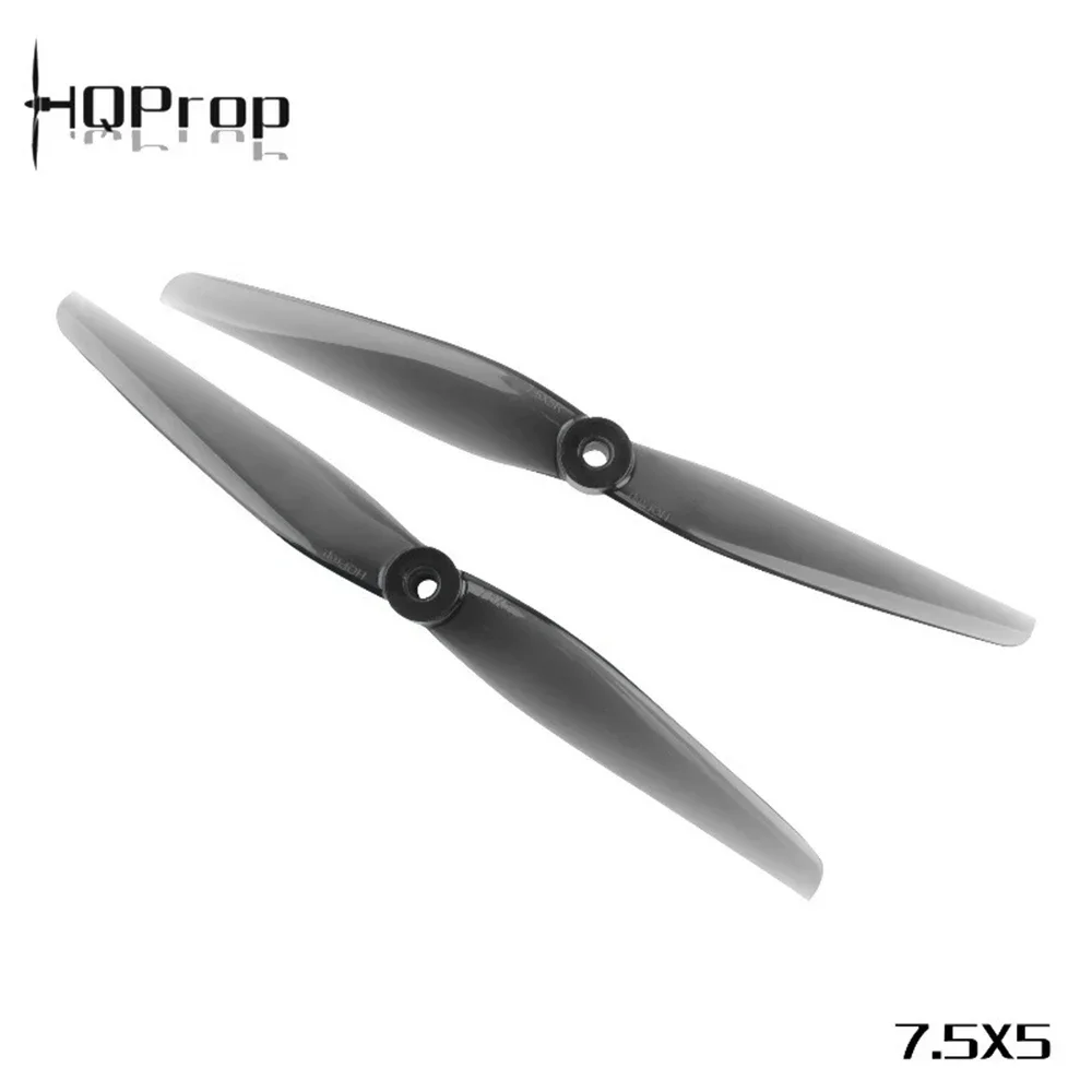 HQProp 7.5X5 4PCS-20PCS Light Grey 7550 2-Blade PC Propeller for 7.5inch RC FPV Fixed Wing Multi Axis Multirotor