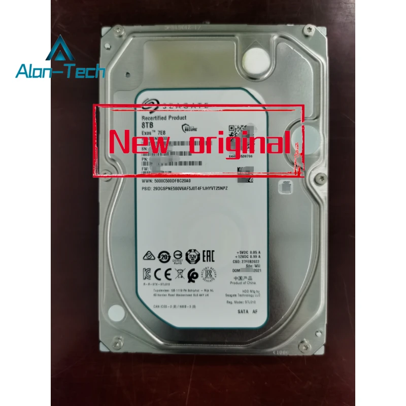 NEW SEA－GATE 8TB HDD ST8000NM000A Exos 7E8 SATA 6.0Gb/s 7200 RPM 256MB Cache 3.5