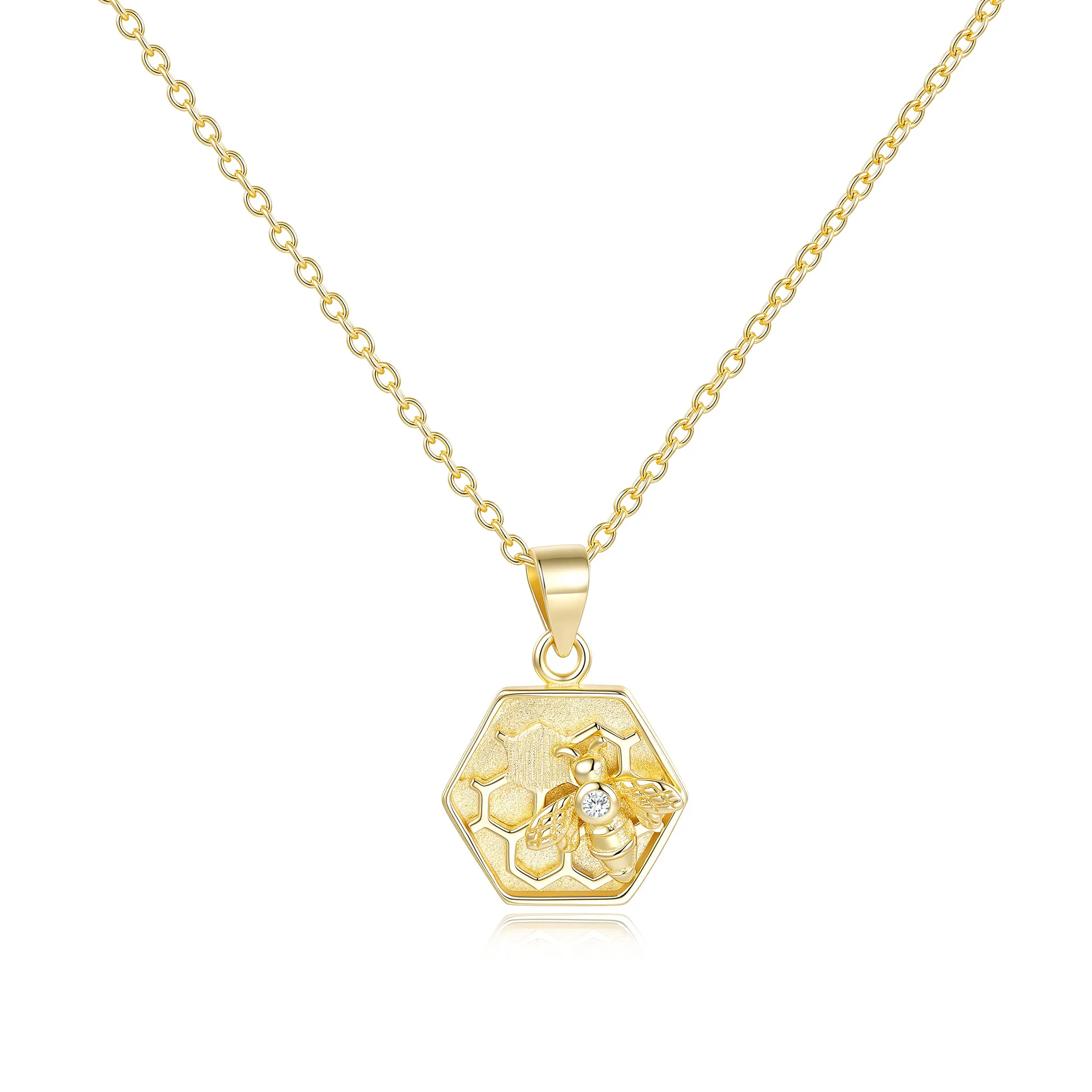 Luxurious 14K Gold D Color Moissanite Necklace Italian Craftsmanship Brushed for Women Platinum Pt950 Pendant Fine Jewelry Gift