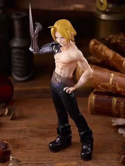 متوفر في المخزون GSC-Pop Up Parade Fullmetal Alchemist إدوارد إلريك ألفونس إلريك عمل الشكل، لعبة PVC نموذج جمع هدية