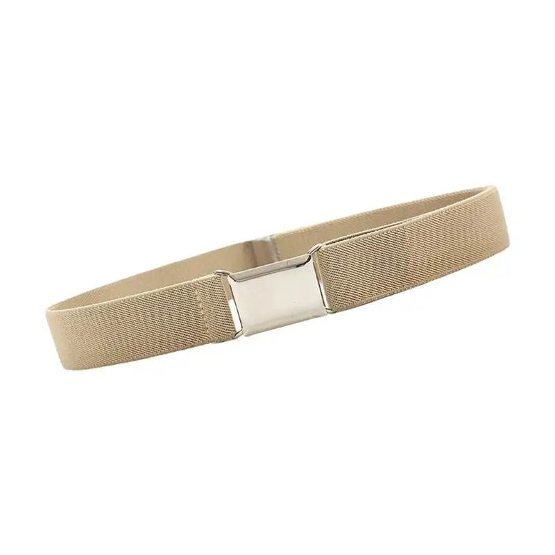 

39BD Elastic Waistband Women's Stretch Belt with Fashion Metal Buckle for Dresses Jeans and Trousers Elegant Design Sash