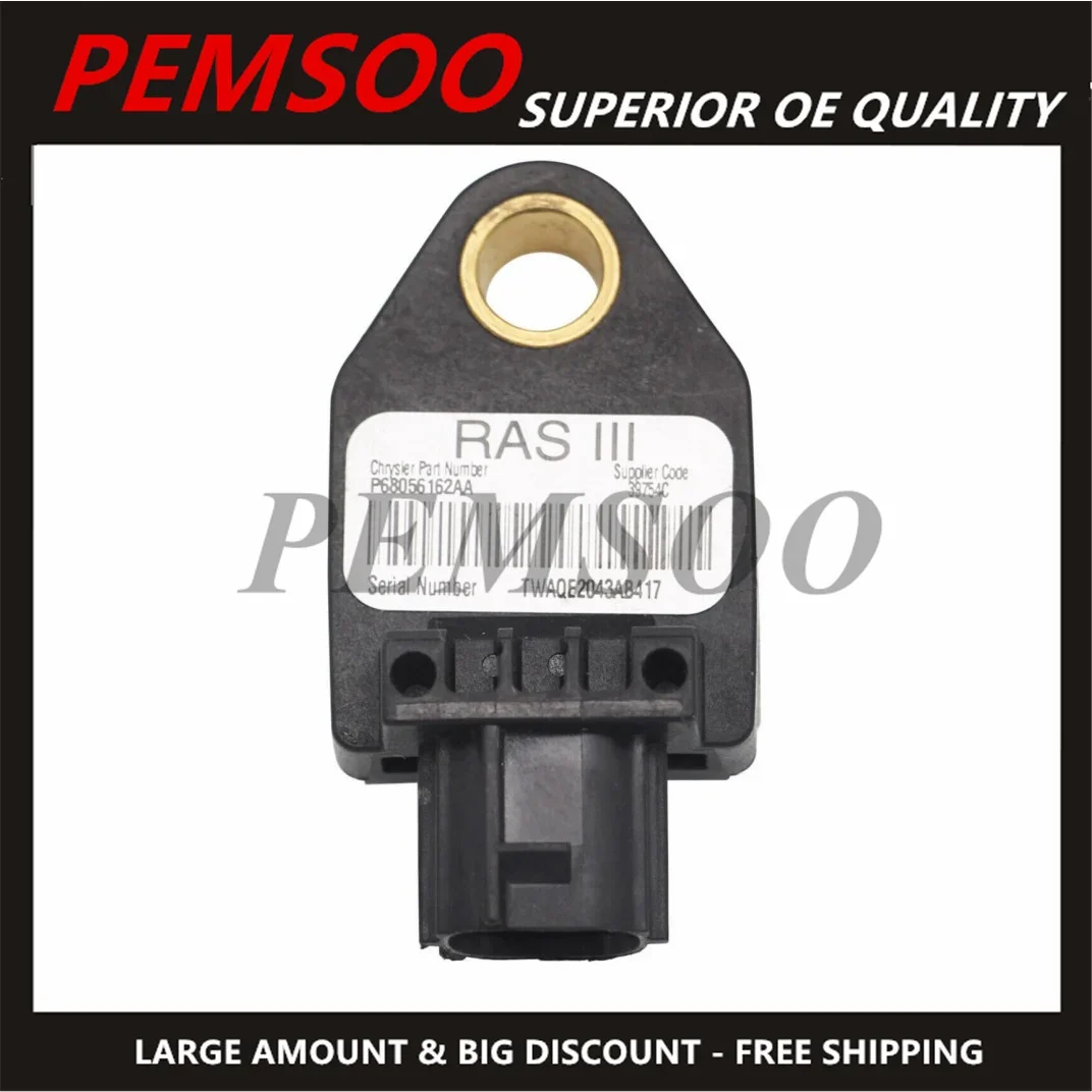 New 1PC 2 Pins Impact Sensor RAS III OEM 68056162AA for Dodge Journey Caliber Jeep Compass Chrysler 68056162AA