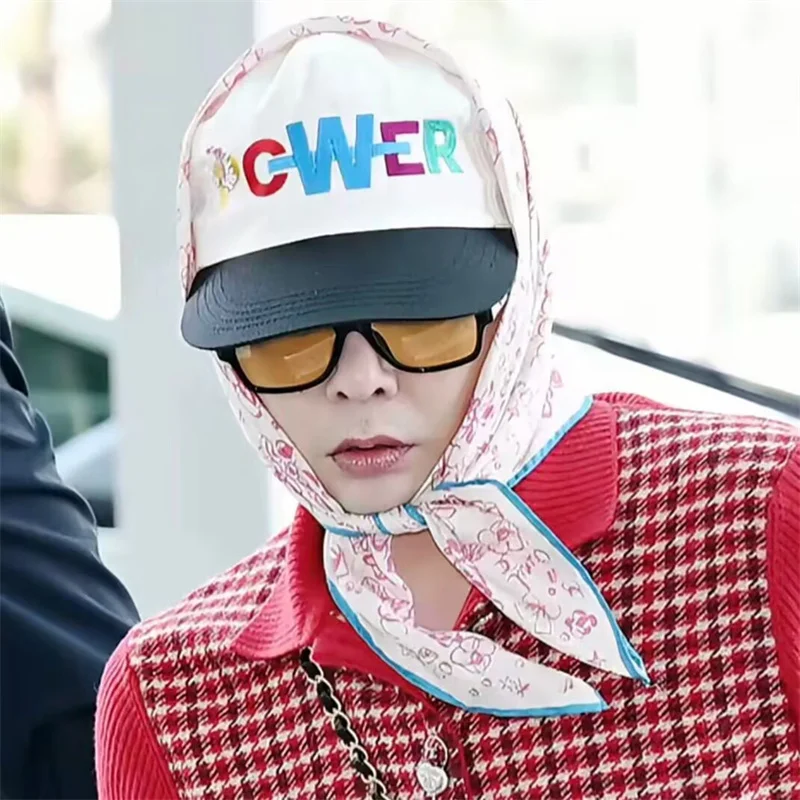 Kpop Bigbang GD Power 같은 자수 모자 야구 모자 콘서트 G-DRAGON 섬유 니트 유니섹스 힙합 모자