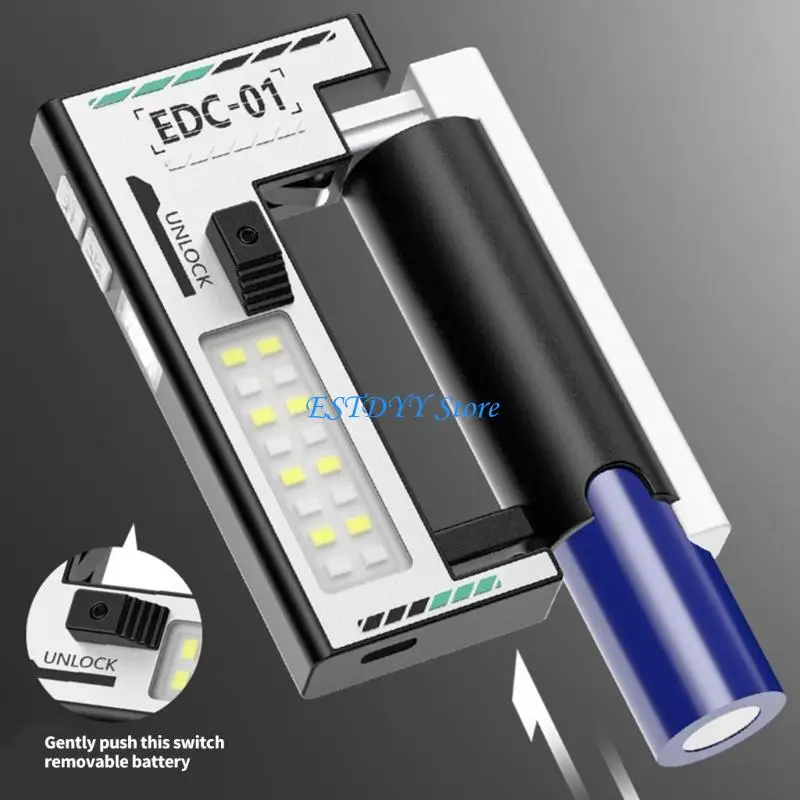 G6DE Rechargeable Outdoor Light LCD Display And Adsorption For Emergencies