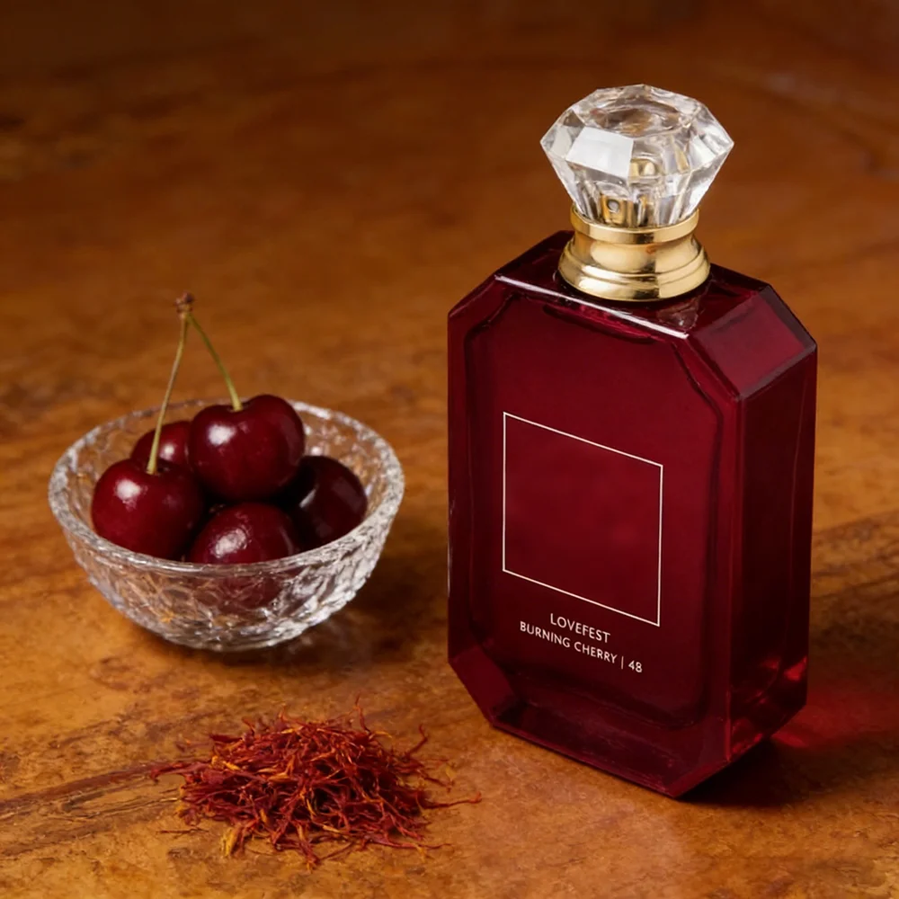 

KAYALI LOVEFEST BURNING CHERRY | 48 Eau de Parfum Intense | 3.4 oz / 100 ml Luxury Smoky Cherry Perfume for Women & Men | Warm S