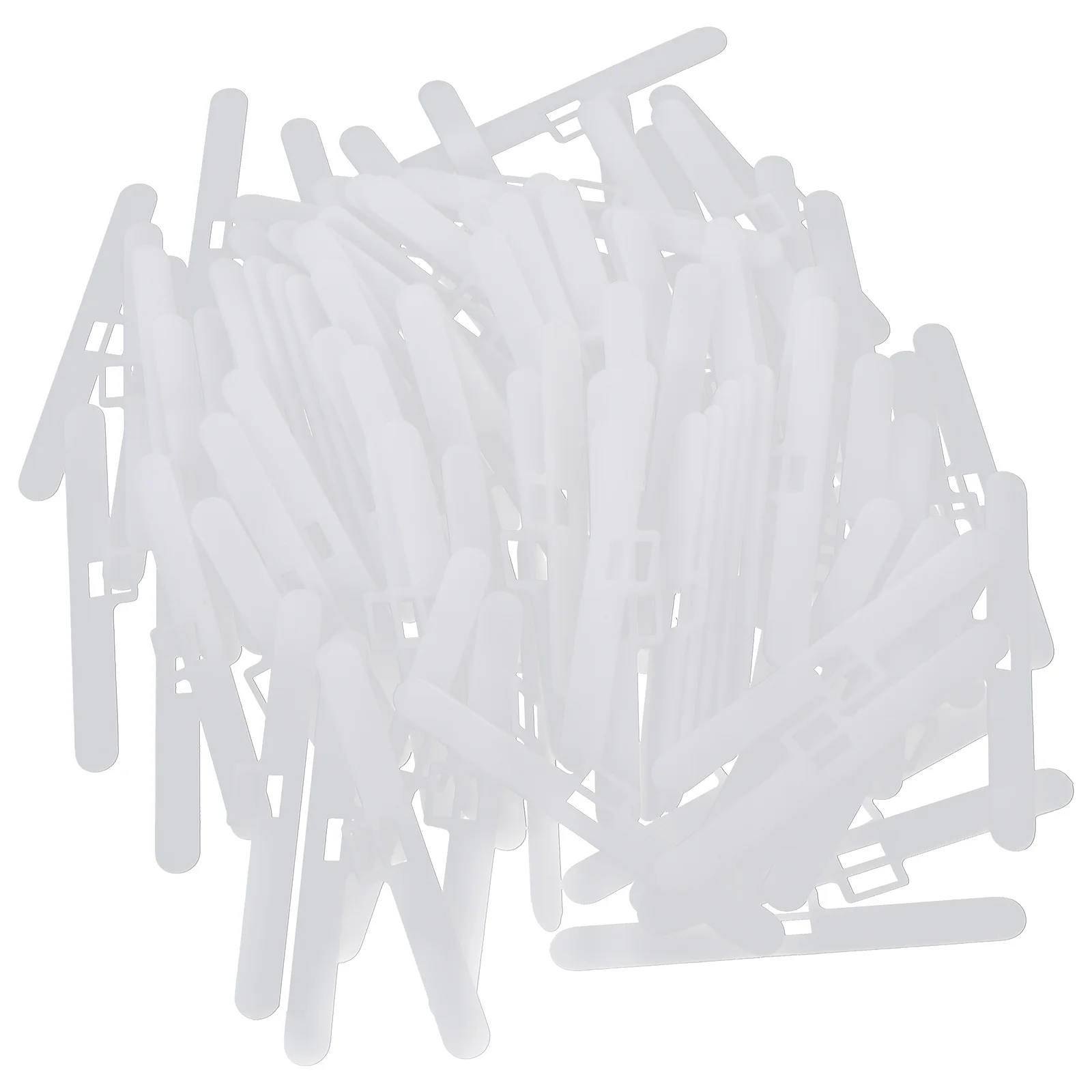 

100Pcs Double Hole Hanger Clips Premium Plastic Vertical Blind Repair Vane Savers for Home Decoration Louver Accessories Blinds