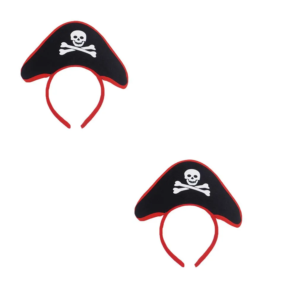 4 قطع من أطواق جمجمة الشعر لتزيين حفلات الهالوين وعصابة رأس القراصنة وإكسسوارات تنكرية #4