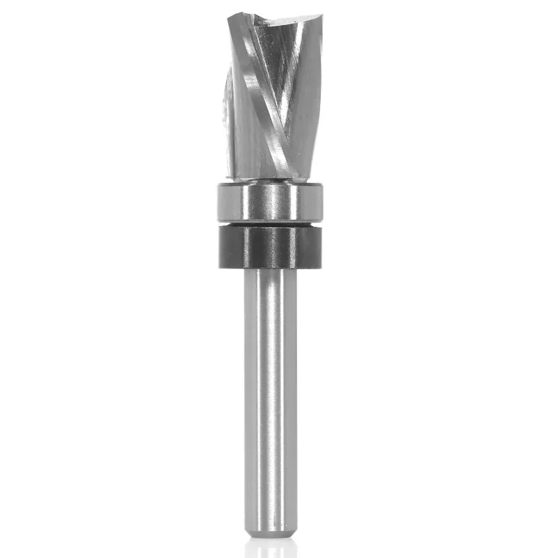Bearing Router Bit Spiral End Mill Woodworking Tool Carbide Tipped Flush Trim Plunge Emplate Upper Bearing Ultra-Perfomance